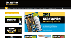 Desktop Screenshot of excavationsafetyguide.com